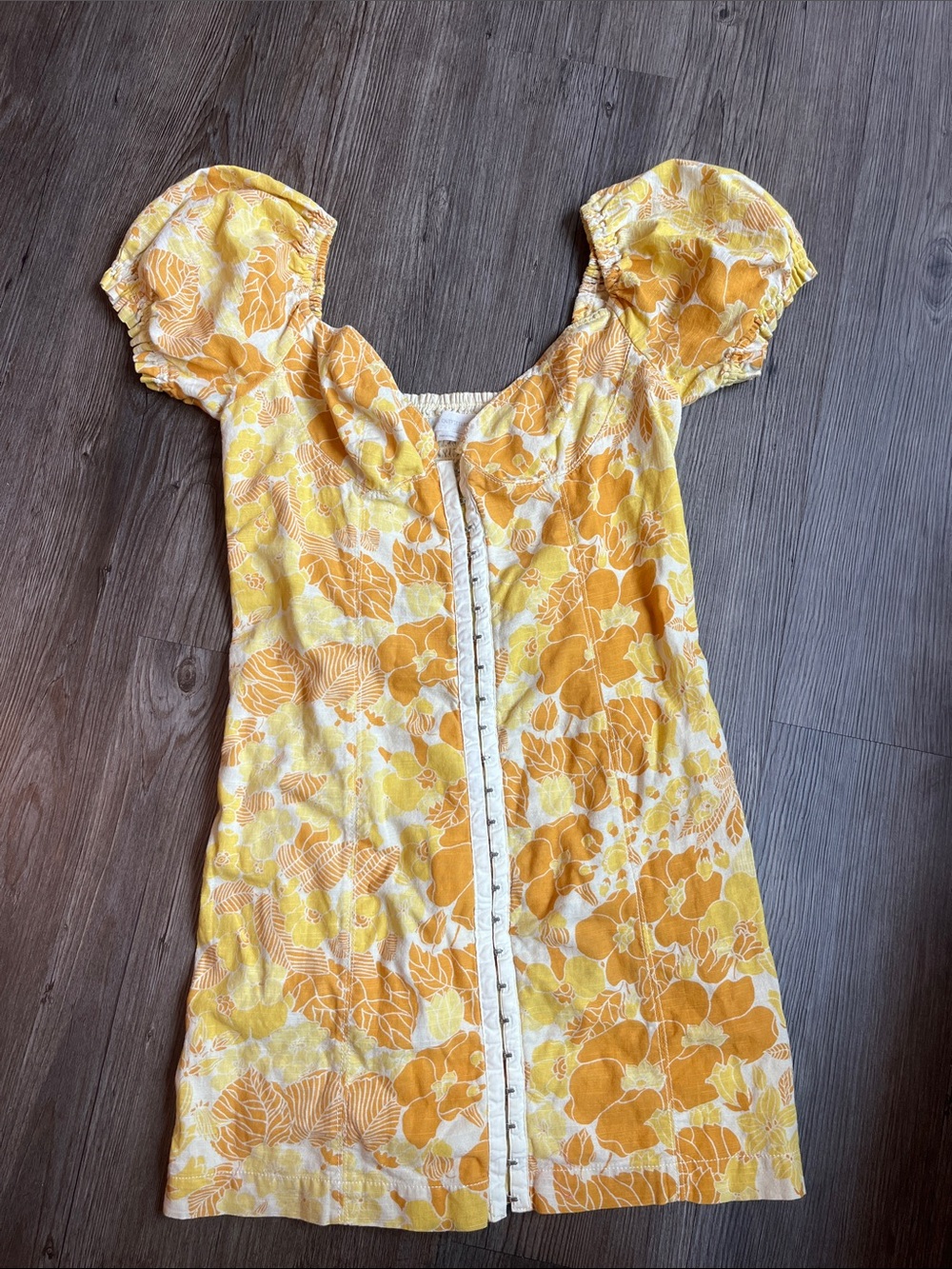 URBAN OUTFITTERS Floral Mini Corset Dress